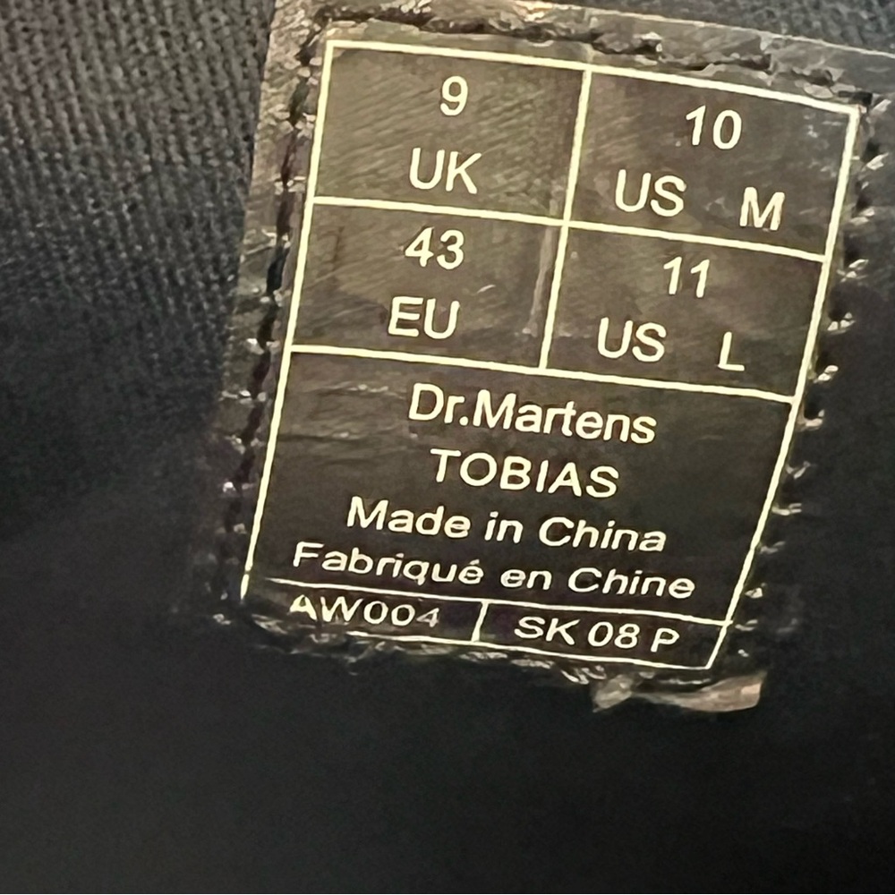 Dr. Martens Black Leather Boots - Picture 13 of 14